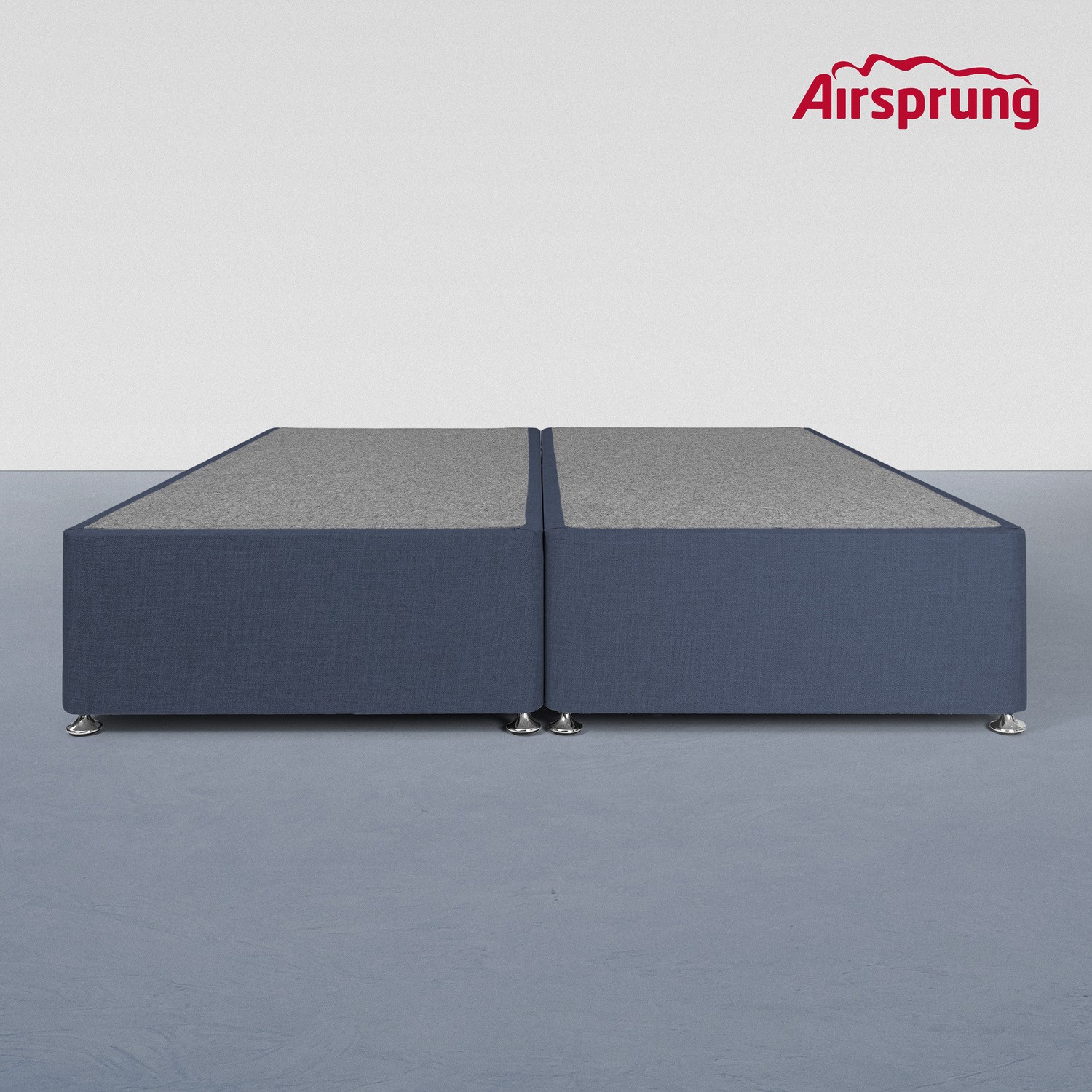 Read more about Airsprung kelston super king 2 drawer divan midnight blue